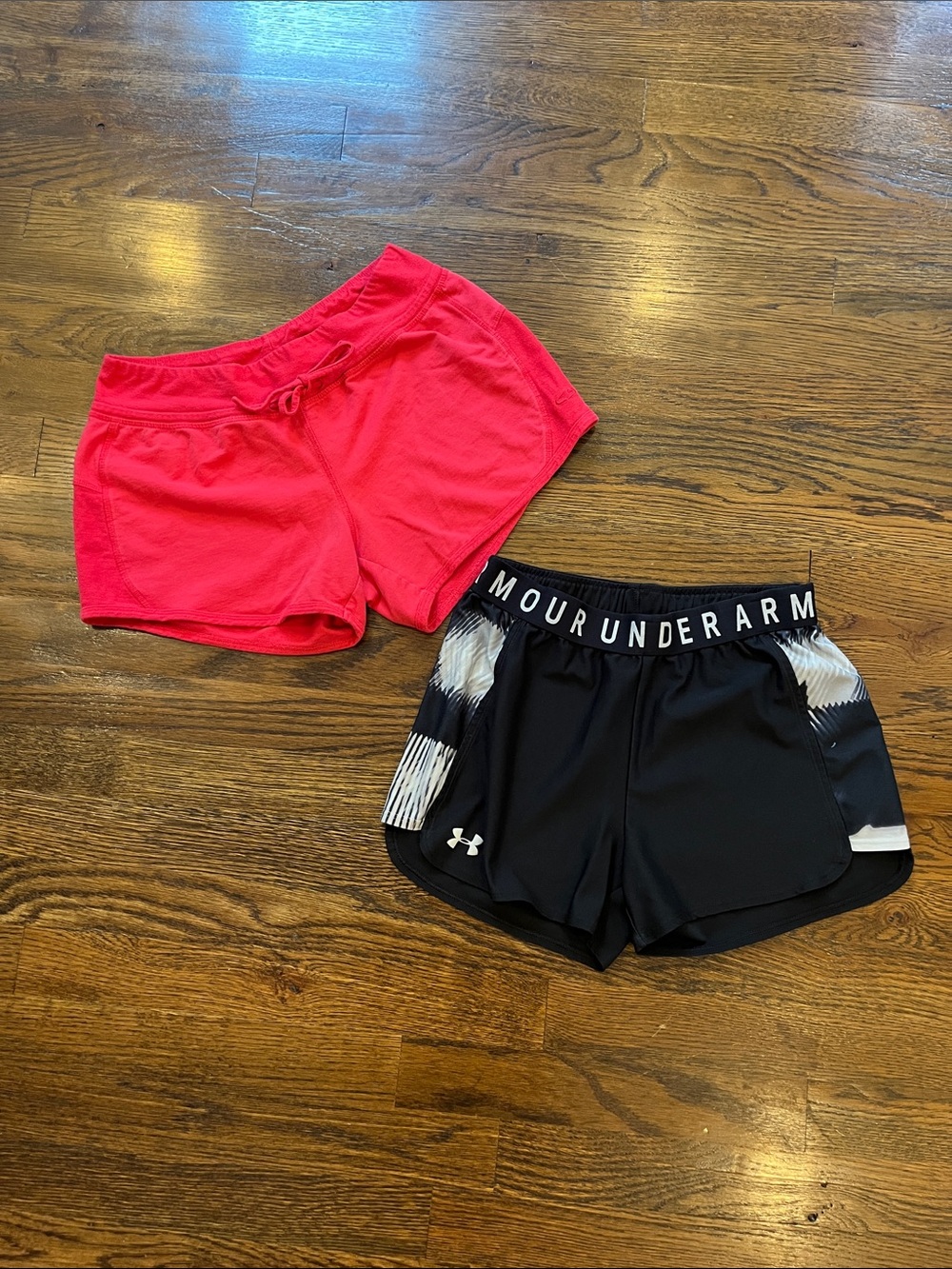 2 pair ladies athletic shorts size small